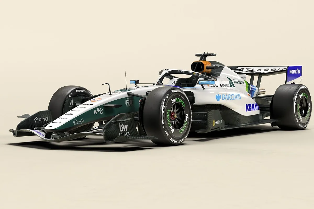 Williams rinde homenaje a su legado en el GP de España con diseño retro