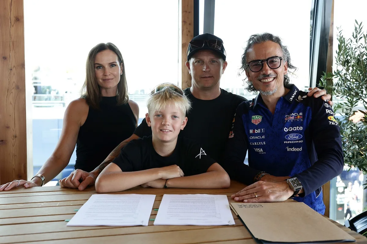 El hijo de Kimi Raikkonen se suma al programa junior de Red Bull Racing