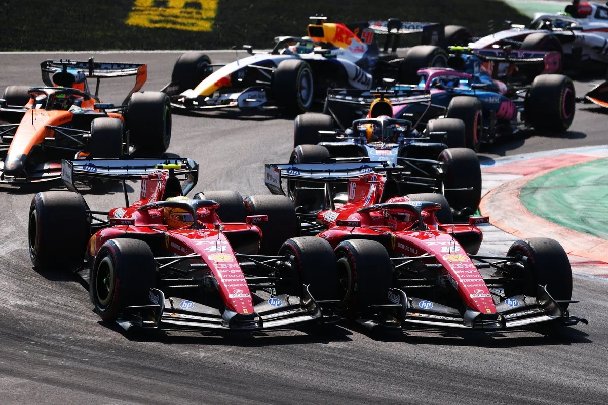 Leclerc reconoce su error en el choque con Hamilton en Monza