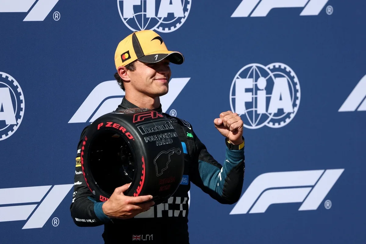 Lando Norris logra pole position en el GP de España con actuación espectacular