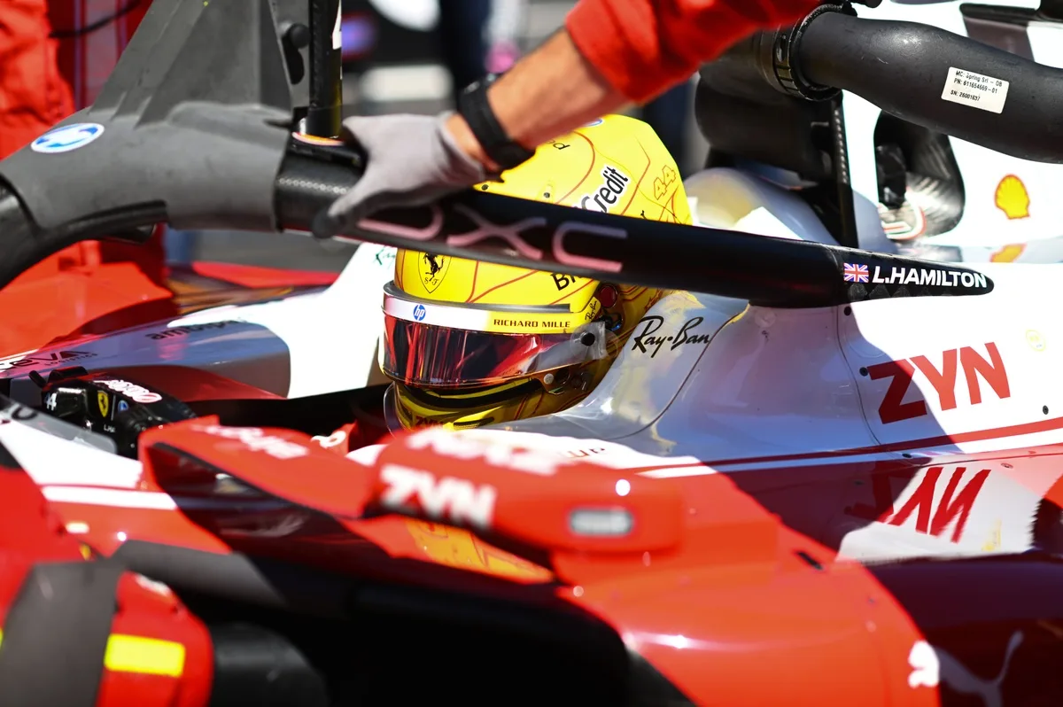 Hamilton sufrió falla de frenos en el GP de España y logró llegar al box