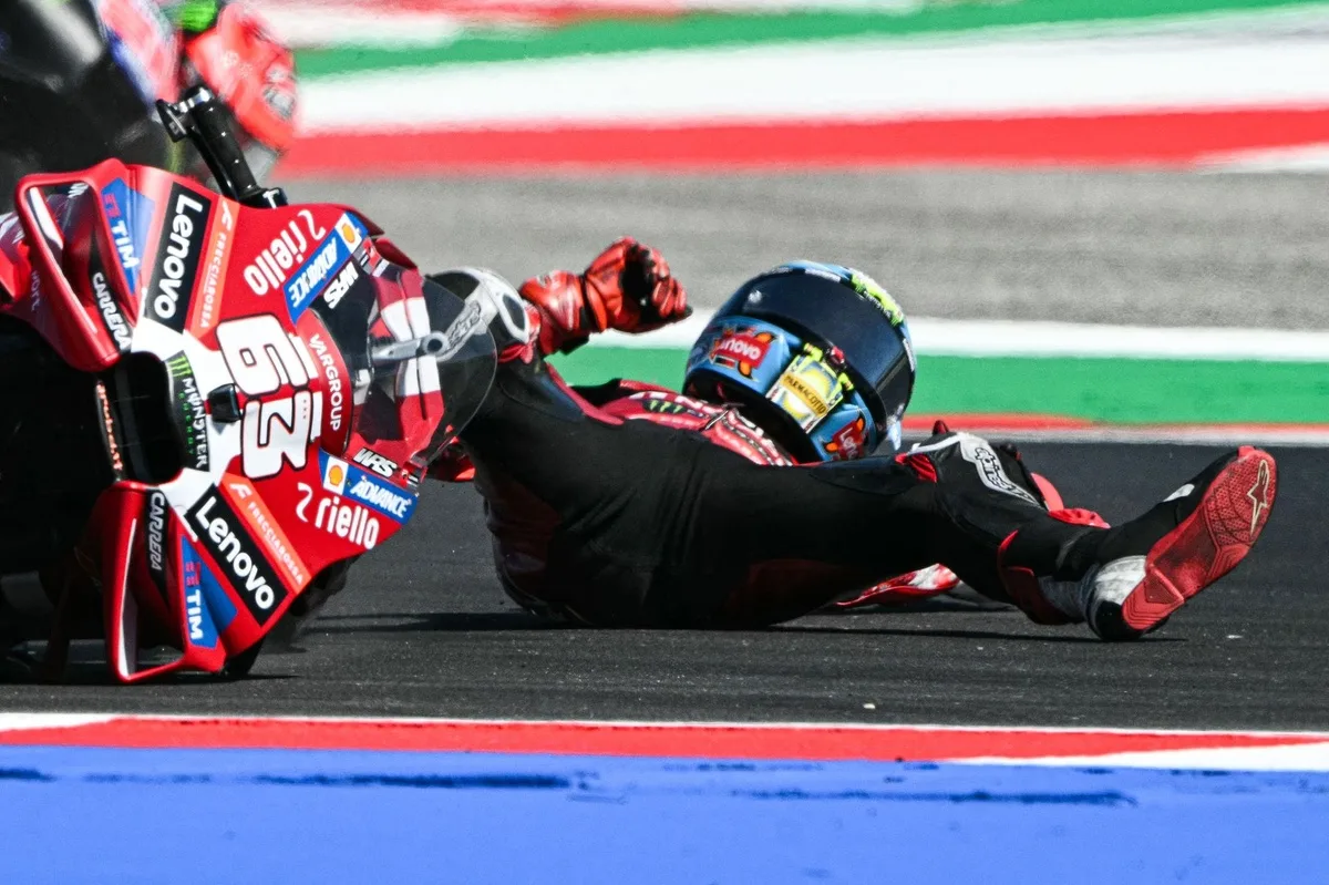 Bagnaia reconoce su bajo rendimiento: "Mi nivel actual es para estar noveno o décimo"
