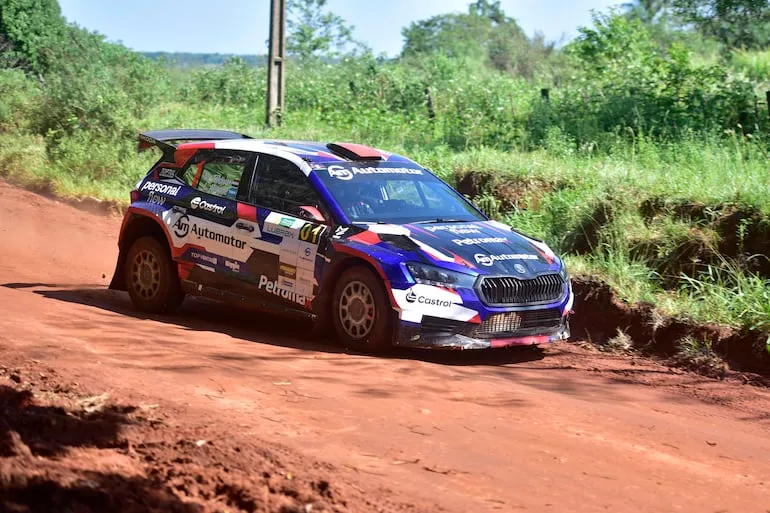 Zaldívar vuelve al podio más alto en el Rally de Caaguazú 2026