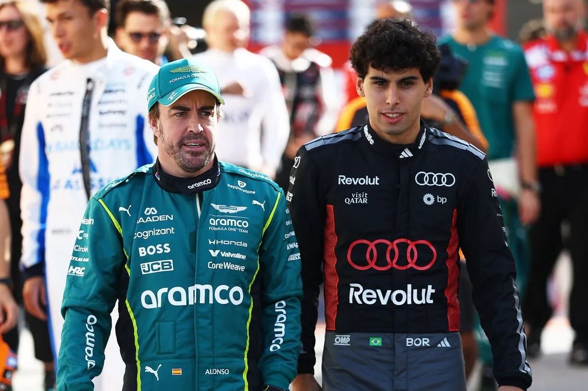 Bortoleto revela cómo es realmente Fernando Alonso fuera de las cámaras