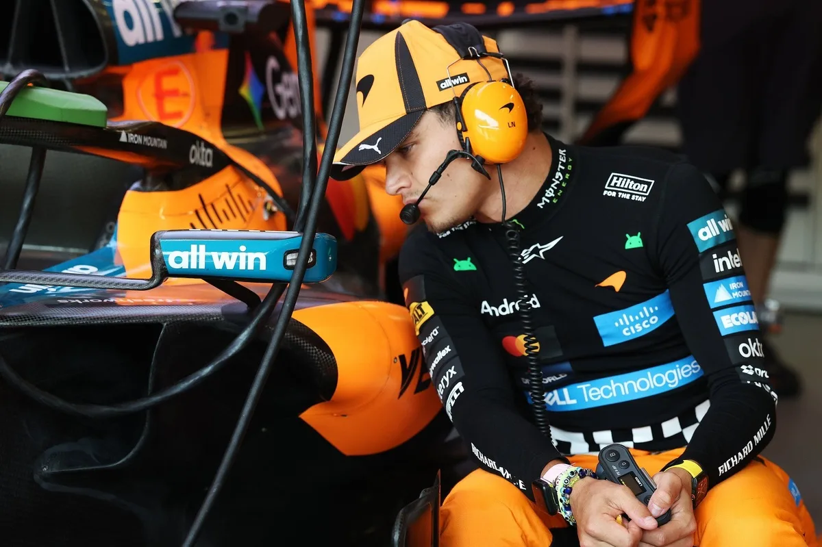 Norris admite frustración en Bakú: McLaren enfrenta desafío inesperado