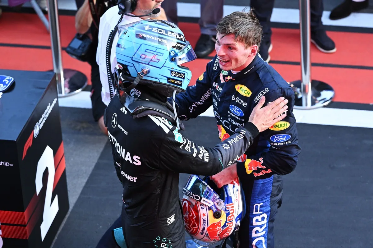 Verstappen casi logra su primer triunfo en Bakú: apenas 0.196 segundos lo separaron