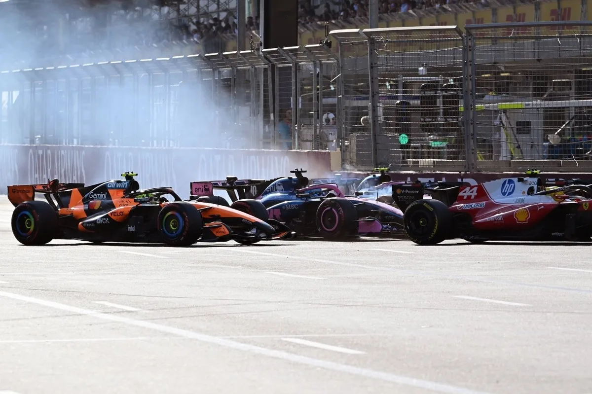 Polémica en Bakú: críticas a Colapinto tras accidente en la F1