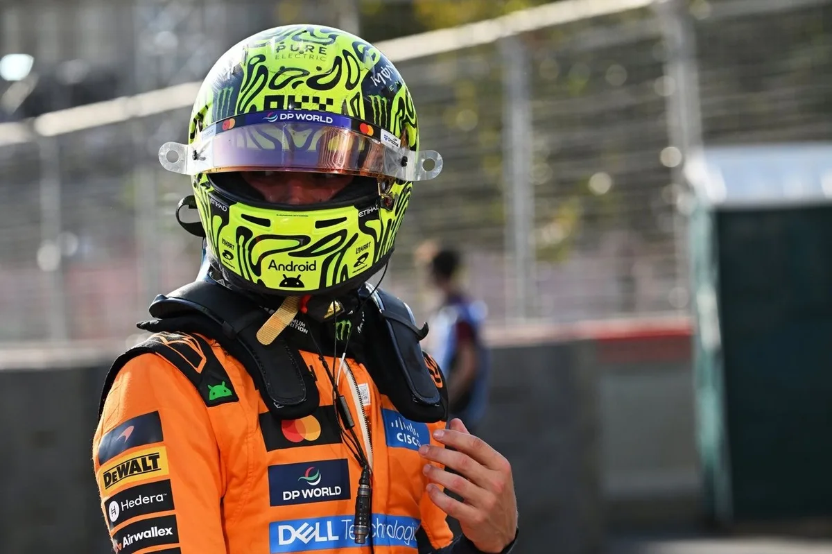 Lando Norris pide disculpas a Franco Colapinto tras polémica en el GP de Azerbaiyán