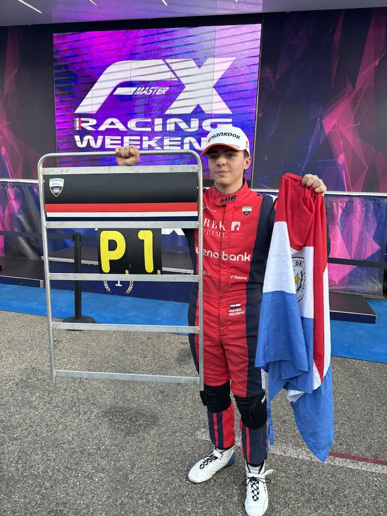 Mateo Valente brilla en Mugello: primera victoria en la Fórmula X Italian Series
