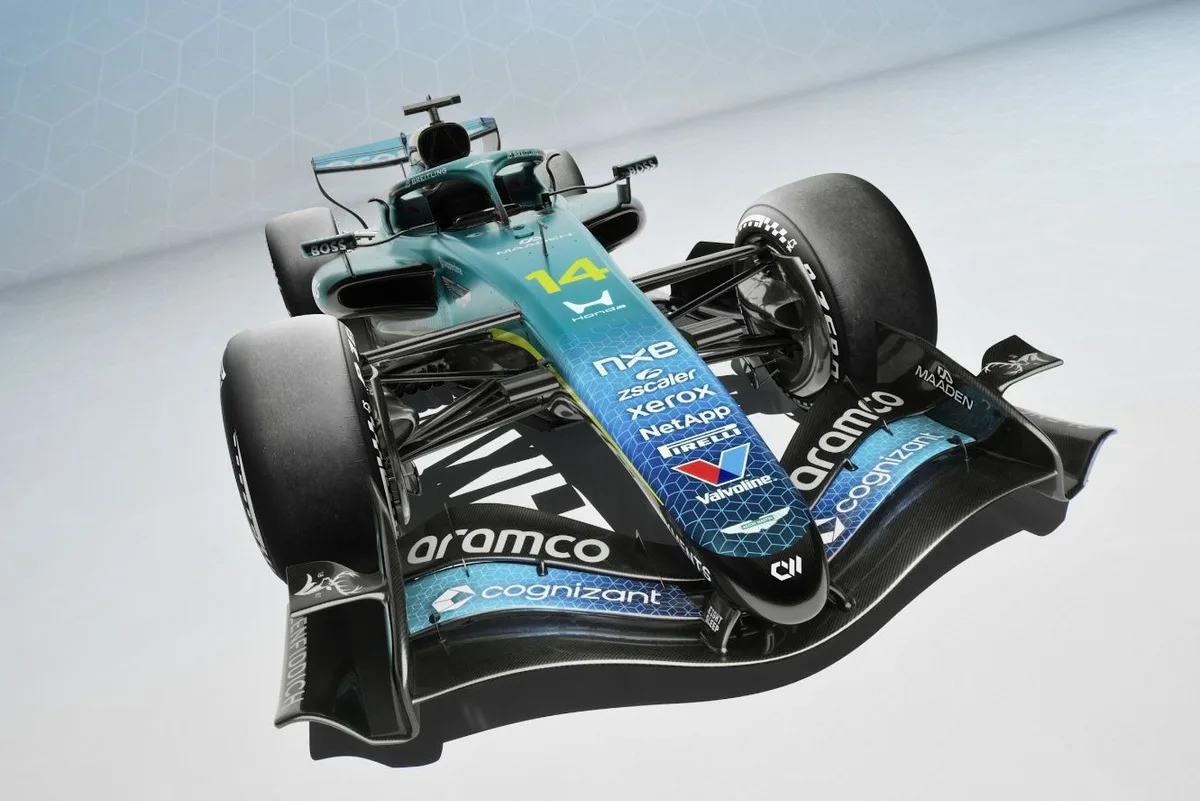 Aston Martin presenta diseño futurista inspirado en IA para el GP de Austin