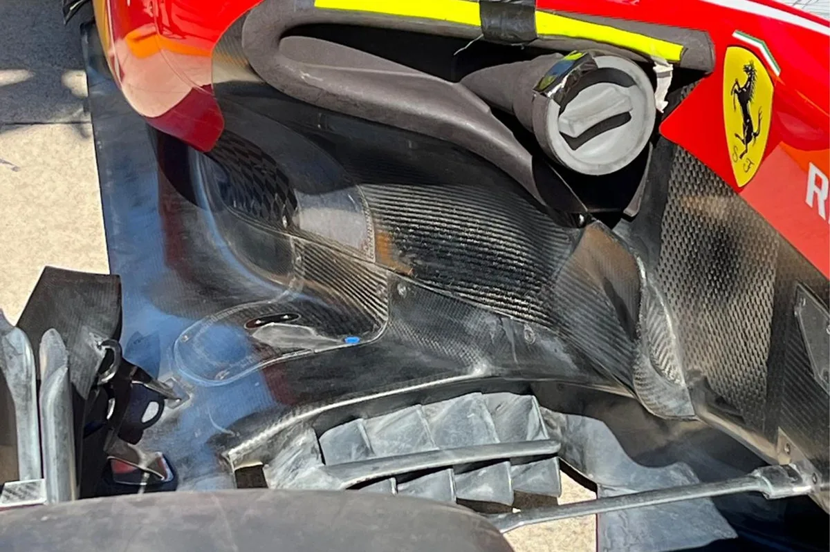 Ferrari presenta mejoras aerodinámicas para el GP de Estados Unidos