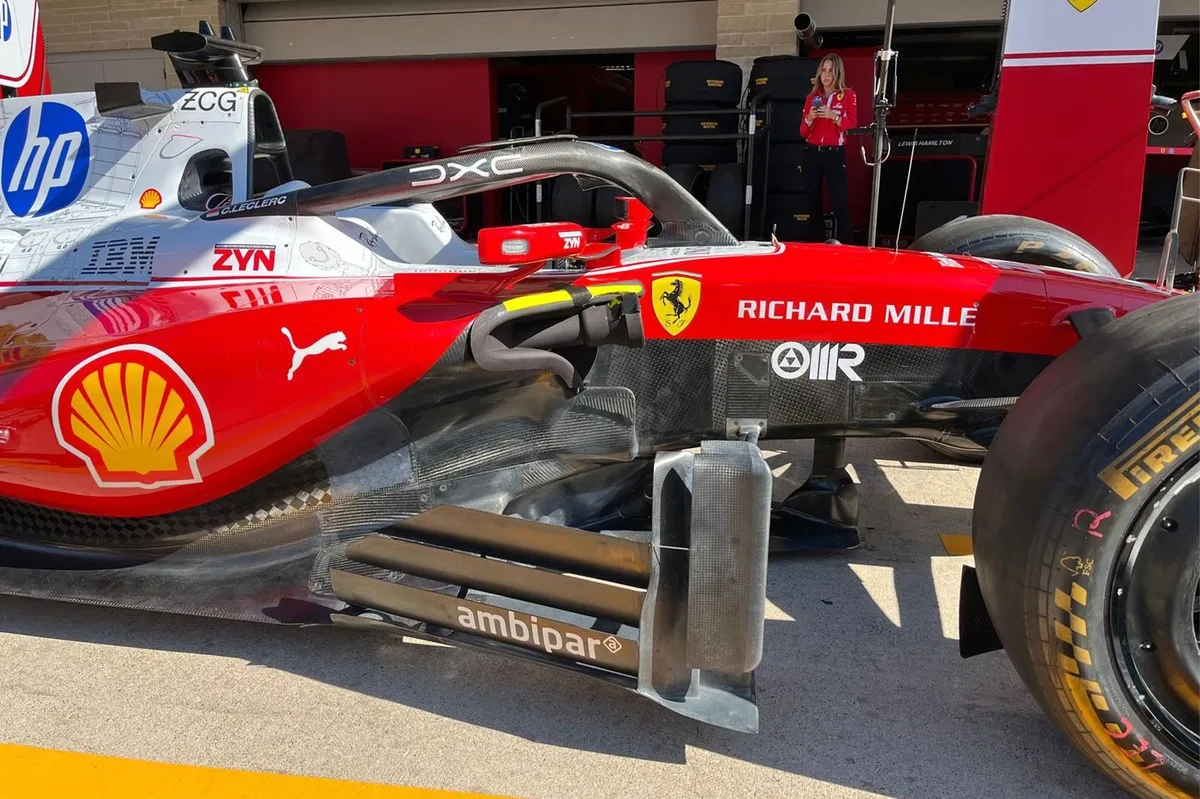 Ferrari introduce ajustes aerodinámicos sutiles para el GP de Estados Unidos