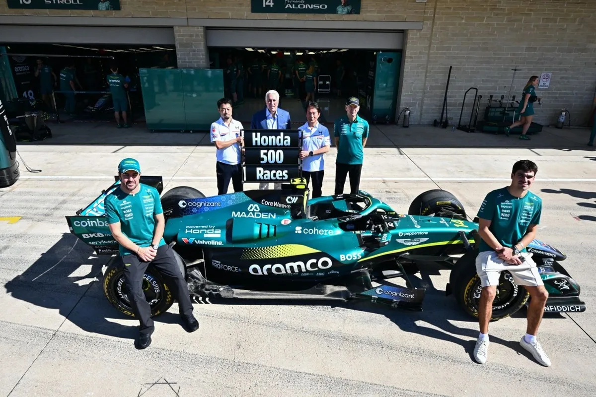 Aston Martin intensifica negociaciones con Honda para mejorar su motor en F1