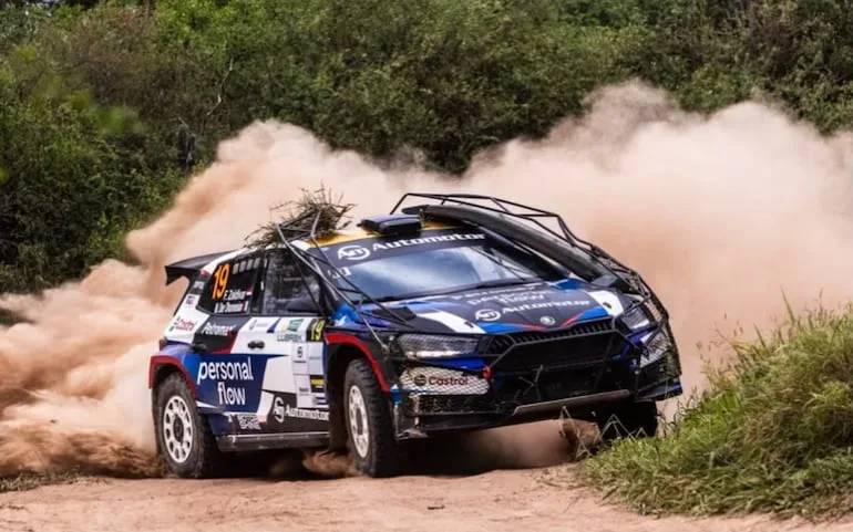 Fau Zaldívar lidera la primera etapa del Rally del Chaco 2026