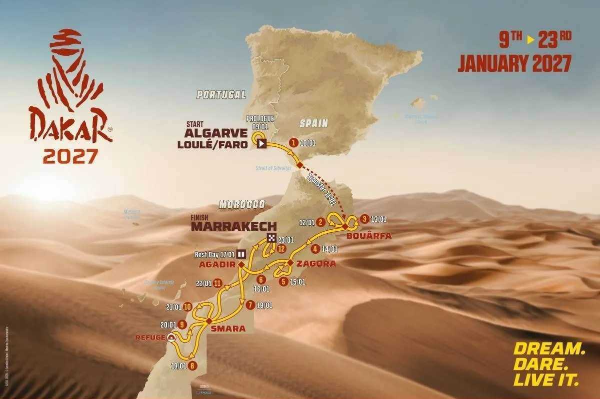 Dakar 2027 se disputará en Portugal y Marruecos por situación en Oriente Medio