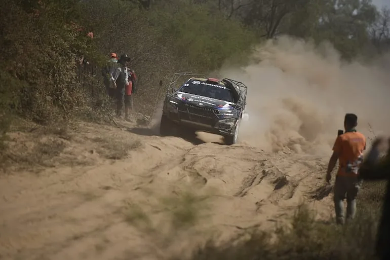 Zaldívar se impone en la Etapa 2 del Rally del Chaco 2026