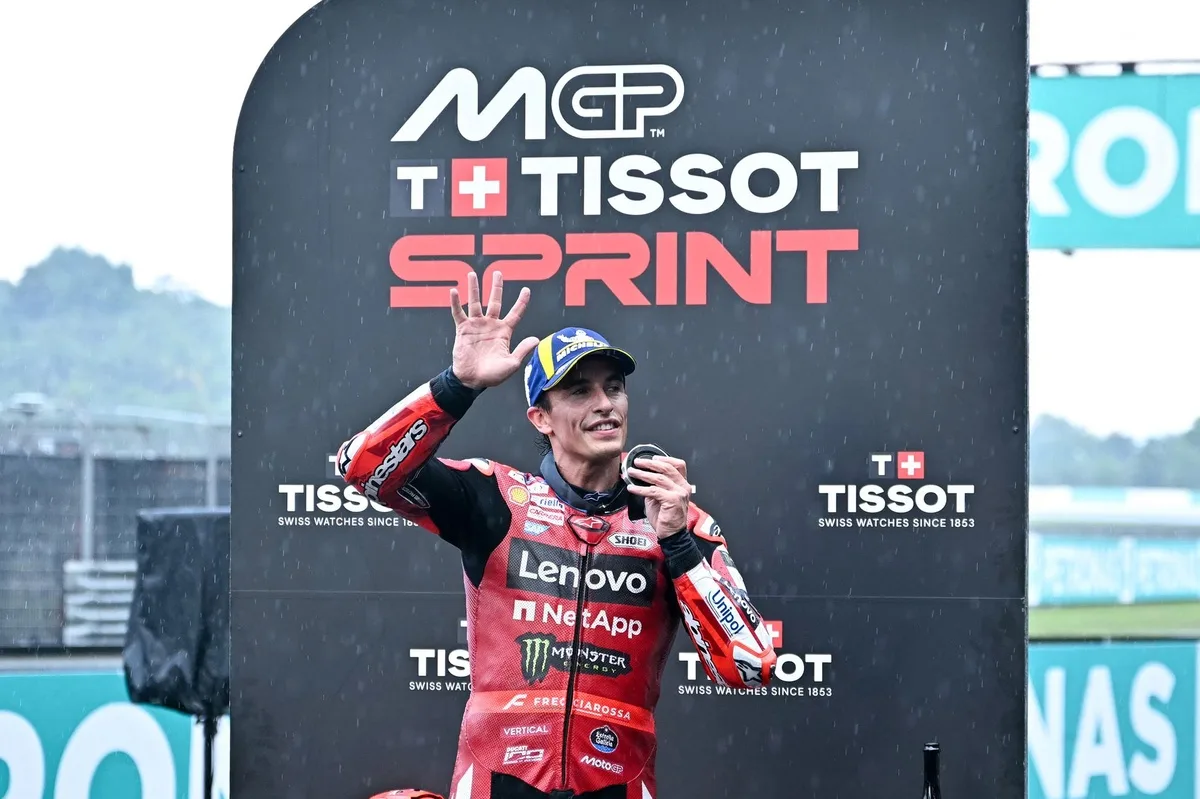 Márquez se recupera de cirugía y apunta a coronarse campeón en Qatar